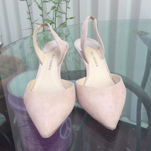 Nude sling back heels Paul Andrew - Picture 2 of 4